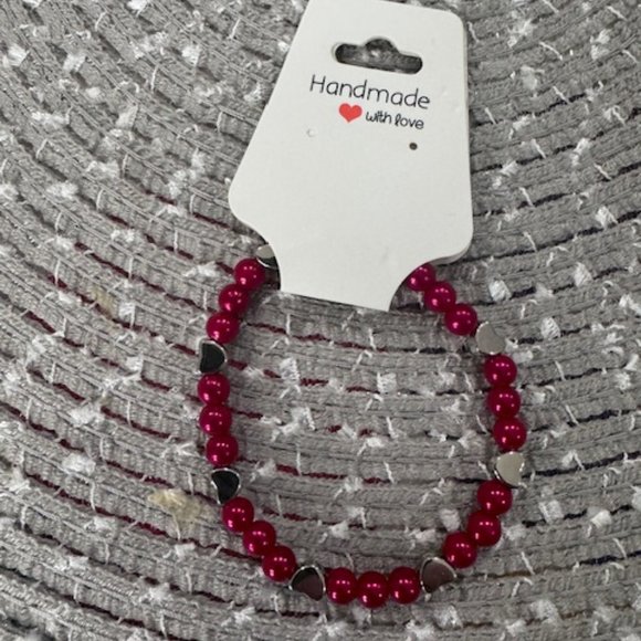 Set of 7 Multicolored Plastic Beaded Bracelets - Picture 4 of 9